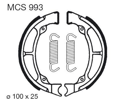 Zavorne čeljusti LUCAS MCS 993